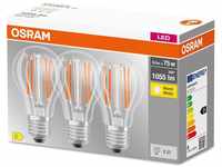 OSRAM LED-Lampe, Sockel: E27, Warm weiß, 2700 K, 7,50 W, Ersatz für