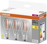 OSRAM LED-Lampe, Sockel: E27, Warm weiß, 2700 K, 7,50 W, Ersatz für OSRAM LED-Lampe, Sockel: E27, Warm weiß, 2700 K, 7,50 W, Ersatz für