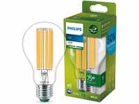 Philips LED Classic ultraeffiziente E27 Lampe, A-Label, 75W, klar, warmweiß, 1