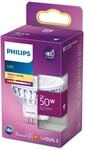 Philips LED Classic GU5.3 Lampe, 50 W, Reflektor, silber, warmwei&szlig;, 1 St&uuml;ck (1er