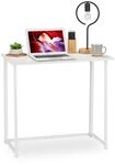 Relaxdays Schreibtisch klappbar, platzsparender B&uuml;rotisch zum Klappen, Home Office,
