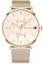Tommy Hilfiger Multi Zifferblatt Quarz Uhr f&uuml;r Damen mit Ros&eacute;goldfarbenes
