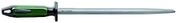 F. DICK Fleischerstahl 30 cm (Griff gr&uuml;n/schwarz, Wetzstahl rund mit 2 K-Griff,