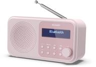 SHARP DR-P420(PK) Tragbares DAB+ Radio mit Bluetooth 5.0, DAB+/FM, USB- oder