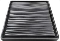 BLANCO Wellentropf | Aus wertigem Kunststoff schwarz / grau | 432 x 382 mm