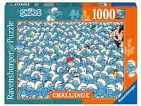 Ravensburger Puzzle 17291 - Schlümpfe Challenge - 1000 Teile Schlümpfe Puzzle...