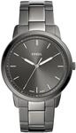 Fossil Watch for Men The Minimalist 3H, Quartz Movement, 44 mm Silver Stainless...