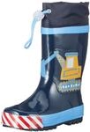 Playshoes Kinder Gummistiefel aus Naturkautschuk, trendige Unisex Regenstiefel mit