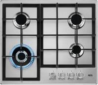 AEG HGB64400SM Slim Line Gaskochfeld, 60 cm, 4 Feuer, Edelstahl