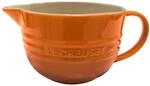 Le Creuset Steingut-Mischkanne, 2 Liter, Ofenrot, 70106200900002
