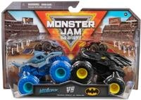 Monster Jam - Original Zweier-Pack mit dem Batmobil vs. Megalodon -...