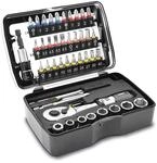 MATADOR Bit Set & Steckschl&uuml;sselsatz mit 1/4" Ratsche | 47-teiliges Werkzeugset