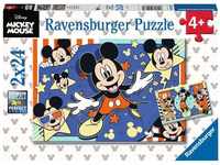 Ravensburger Kinderpuzzle 05578 - Film ab! - 2x24 Teile Disney Puzzle für...
