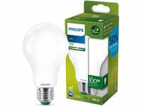 Philips LED Classic ultraeffiziente E27 Lampe, A-Label, 100W, matt, weiß