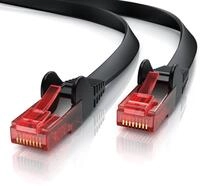CSL - 10m Cat 6 Netzwerkkabel Flach - Gigabit Ethernet LAN - RJ45 Kabel
