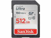 SanDisk Ultra SDXC UHS-I Speicherkarte 512 GB (Für Kompaktkameras der...