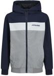 JACK & JONES JUNIOR Jungen JJERUSH Blocking Hood Bomber NOOS JNR Jacke, Navy