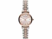 Emporio Armani Uhr für Damen , Zweizeiger Uhrwerk, 28mm Rose Gold...