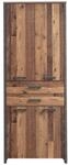 FORTE Clif B&uuml;roschrank mit 4 T&uuml;ren und 2 Schubladen, Holzwerkstoff, Old Wood
