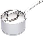 MasterClass Induktionssichere Mini-Kasserolle aus Edelstahl, 8,5 cm (3,5"), Silber