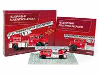 FRANZIS 67206 - Feuerwehr Adventskalender, Metall Modellbausatz des...