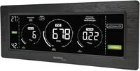 Techno line Luftg&uuml;temonitor, farbige Darstellung Co2 und TVOC Konzentration, Anzeige