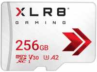 PNY XLR8 Gaming 256 GB Class 10 U3 V30 A2 microSDXC Flash-Speicherkarte,