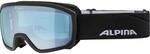 ALPINA SCARABEO JR. Q-LITE Skibrille, black-blue matt, One Size