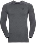 Odlo Thermounterw&auml;sche f&uuml;r Herren Performance Warm | Schwarz Grau meliert | Gr&ouml;&szlig;e