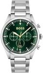 BOSS Chronograph Quarz Uhr f&uuml;r Herren Kollektion Pioneer mit Silbernes