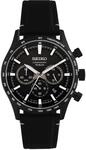 Seiko Herren-Uhr Quarz Edelstahl mit Textilband SSB417P1