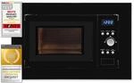 Exquisit Einbaumikrowelle mit Grill, 17 L, 700 W &ndash; Schwarz