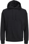 Jack & Jones Herren Jjestar Basic Sweat Hood Kapuzenpullover, Schwarz, M EU