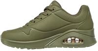 Skechers Damen UNO Stand ON AIR Sneakers, Olive Durabuck, 36.5 EU