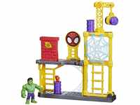 Marvel Spidey and His Amazing Friends Hulks Schmetter-Set, Hulk Spielset für...