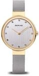 BERING Damen Uhr Quarz Movement - Classic Collection mit Edelstahl und Saphirglas