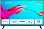 DYON Smart 32 VX 32 Zoll HD Smart Fernseher | VIDAA OS, Prime Video, Netflix,