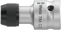 Wera 784 C 1/2"-Verbindungsteile mit Wera-Schnellwechselfutter, 5/16 Zoll x 50 mm,