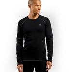 Odlo Thermounterw&auml;sche f&uuml;r Herren Active Warm Steel Grey meliert | Gr&ouml;&szlig;e XL 