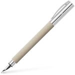 Faber-Castell 149621 - F&uuml;ller Ambition OpArt, Federbreite F, White Sand, 1 St&uuml;ck