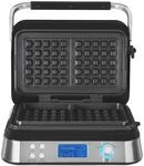 GUTFELS Waffeleisen belgische Waffel WAFFLE 5010-1600 Watt, LCD-Display, Timer, 5