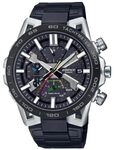 Casio Herren Solar Armbanduhr, 55.60mm Geh&auml;usegr&ouml;&Atilde;&Yuml;e mit schwarz analog