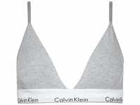 Calvin Klein Damen Triangel BH Gepolstert, Grau (Grey Heather), XL