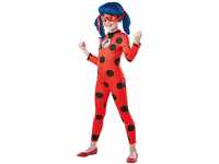 Rubie's Offizielles Ladybug Miraculous Kostüm, Polyester, Rot, XL 9 a 10 Jahre