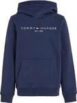 Tommy Hilfiger Kinder Unisex Hoodie Essential mit Kapuze, Blau (Twilight Navy), 18