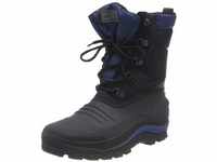 CMP Boy KHALTO Snow Boot, Black Blue, 33 EU