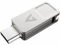 USB-Speicher V7 64GB Type-C+USB 3.2GEN1 Silver