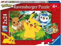 Ravensburger Kinderpuzzle 05668 - Pikachu und seine Freunde - 2x24 Teile...