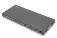DIGITUS DS-55509 HDMI Matrix Switch 4x2 &ndash; 4 In 2 Out &ndash; UHD 4K 60 Hz &ndash; HDCP 2.2