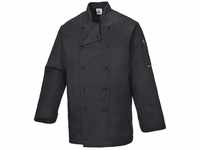 Somerset Chef Jacket - Color: Black - Talla: Medium